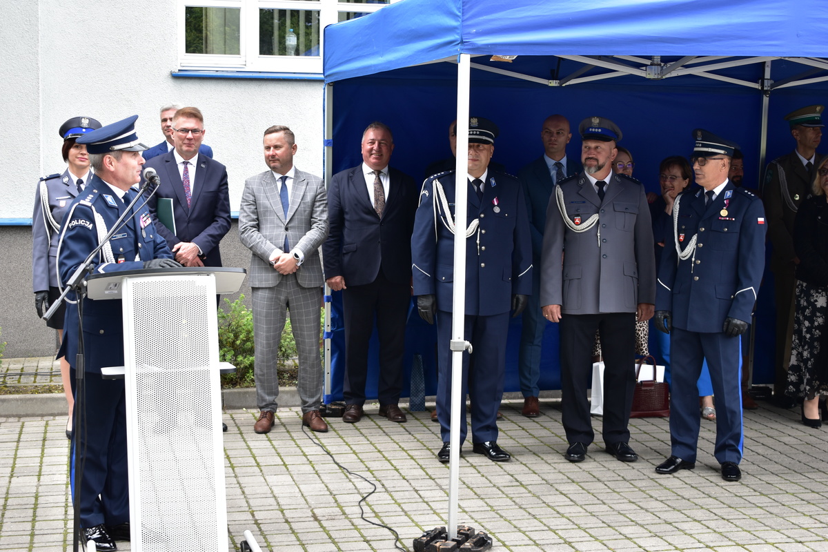 głos zabiera Zastępca Komendanta Wojewódzkiego