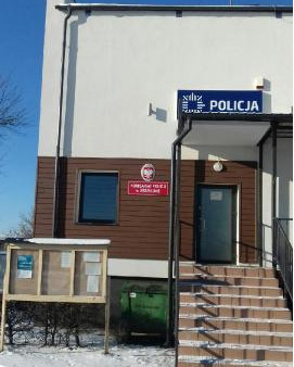 widok Komisariatu Policji w Urszulinie