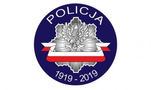 Zdjęcie poglądowe logo Policji z okazji Święta Policji w 100. rocznicę powołania Policji Państwowej