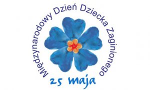 logo Międzynarodowego Dnia Dziecka Zaginionego