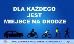 napis dla każdego jest miejsce na drodze