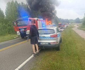 pożar pojazdu
