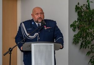 I Zastępca Komendanta Wojewódzkiego Policji w Lublinie młodszy inspektor Olgierd Oleksiak