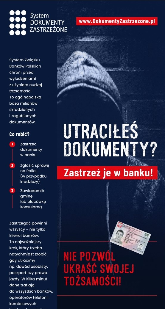 plakat kampanii dokumenty zastrzeżone