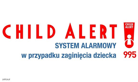 plakat dotyczący child alert