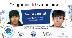 wizerunek zaginionego Seweryna
