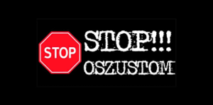 plakat stop oszustom