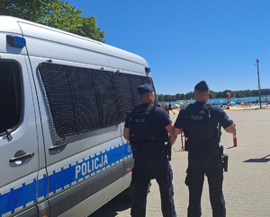 Policjanci z Oddziału prewencji