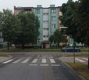 miejsce potrącenia rowerzystki