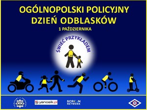plakat ogólnopolski dzień odblasków