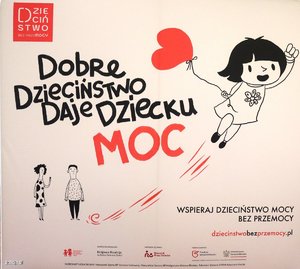 plakat dzieciństwo bez przemocy