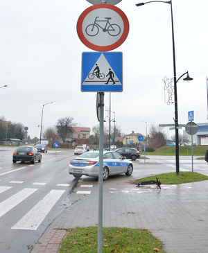 miejsce zdarzenia drogowego