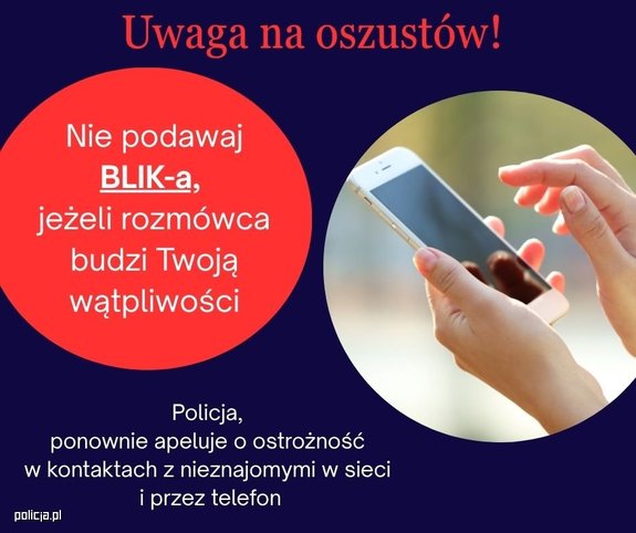 plakat oszustwa BLIK