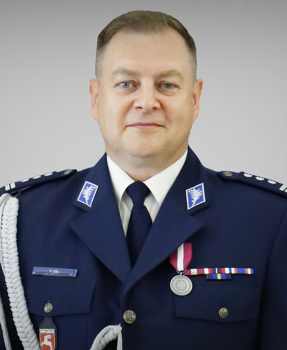 inspektor Tomasz Gil Komendant Wojewódzki Policji w Lublinie